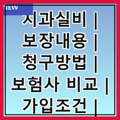 치과실비 | 보장내용 | 청구방법 | 보험사 비교 | 가입조건 | 비용 절감 | 주의사항 | 후기